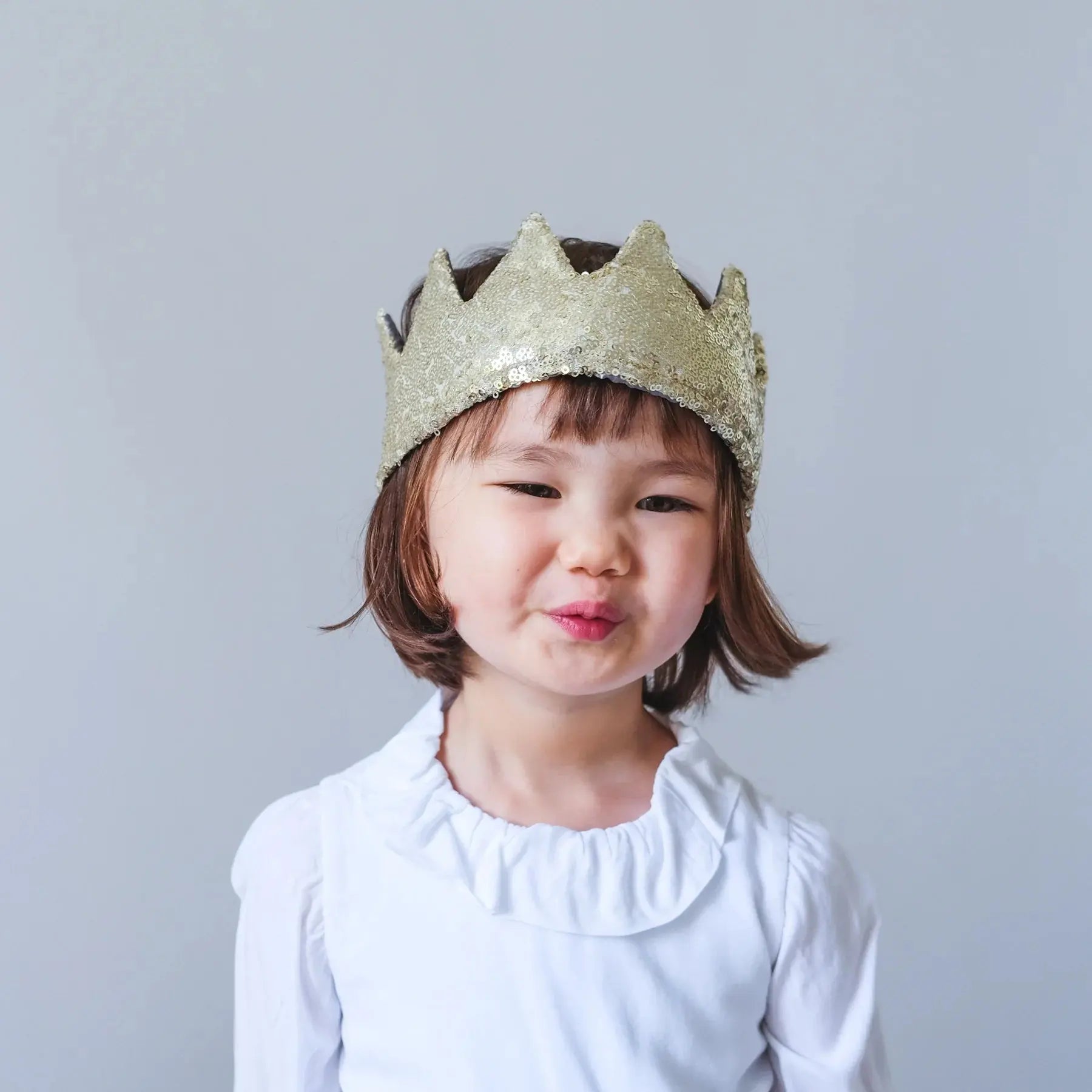 Sequin crown Luciole et Petit Pois