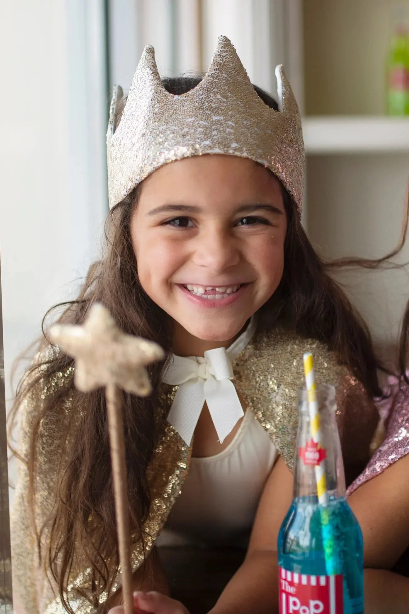 Sequins Princess Crown Gold Great Pretenders
