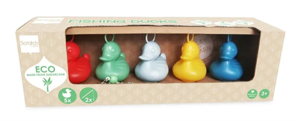 Set Of 5 Fishing Ducks - Rainbow ECO Dam