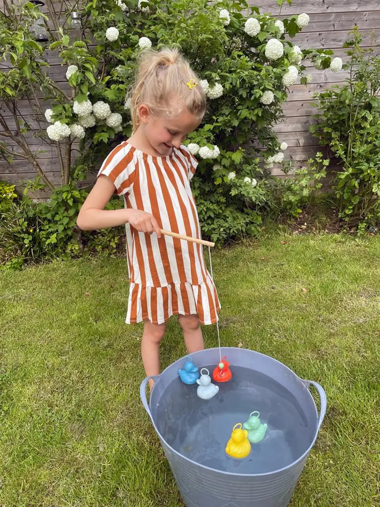 Set Of 5 Fishing Ducks - Rainbow ECO Dam