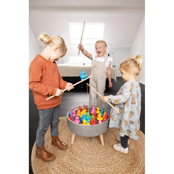 Set Of 6 Fishing Ducks - Rainbow Dam