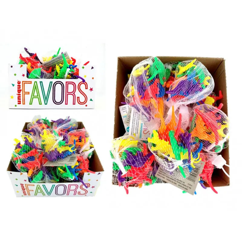 Set of 12 Dinosours cotillons Alsace