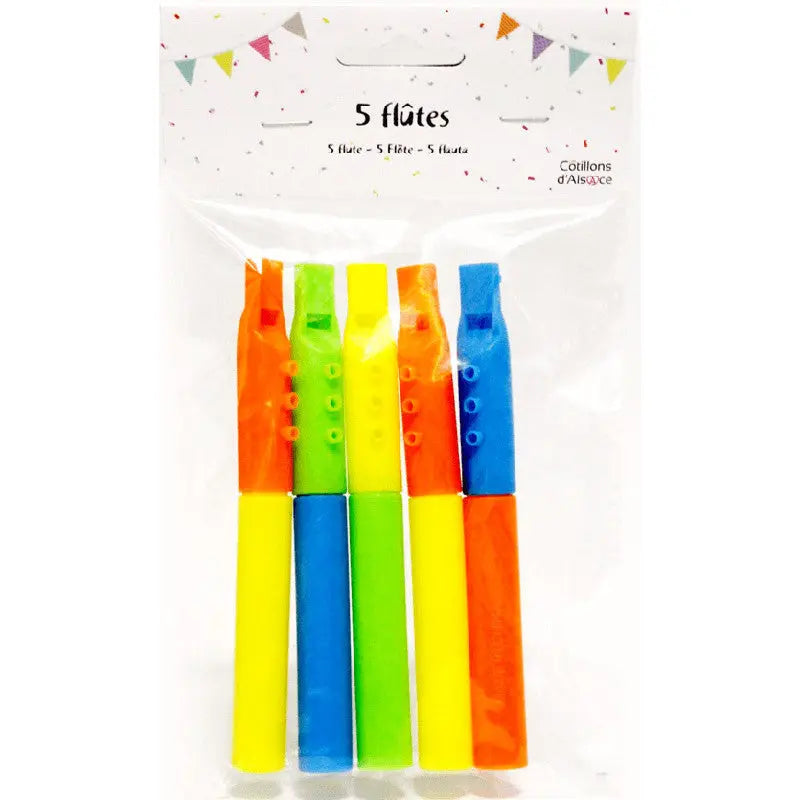 Set of 5 flutes cotillons Alsace