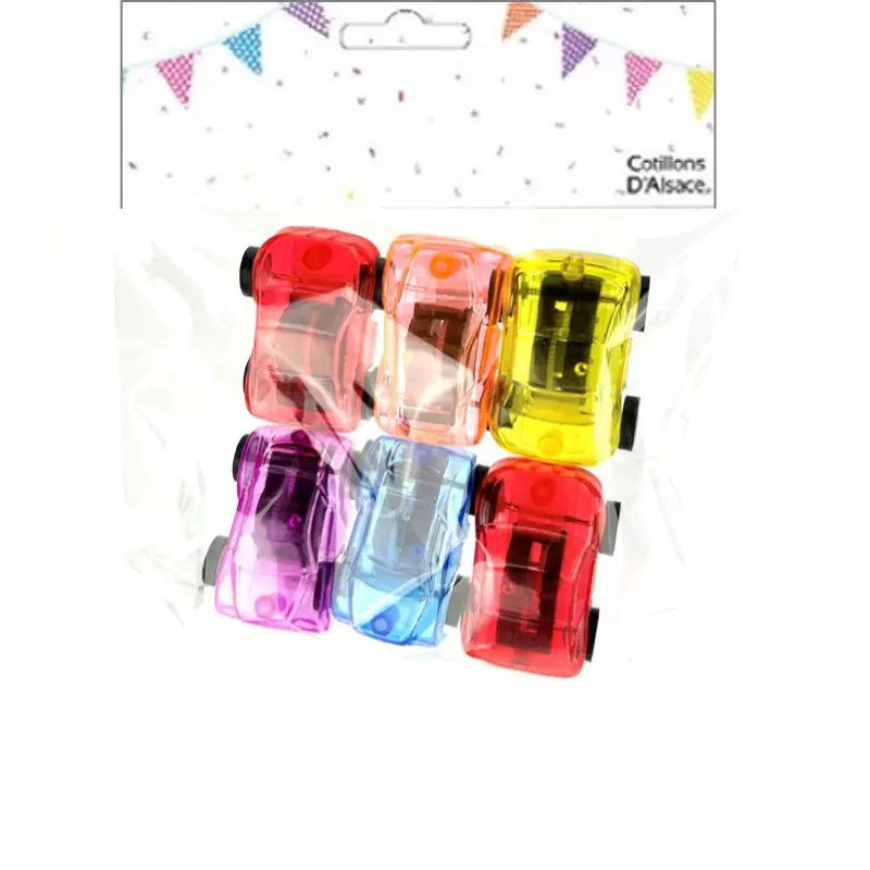 Set of 5 mini cars cotillons Alsace