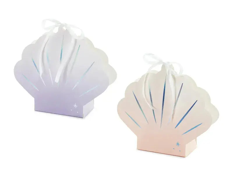 Shell boxes, mix, 16x17.5x5.5cm Partydeco