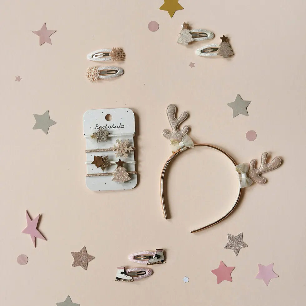 Shimmer Snowflake Clips Rockahula