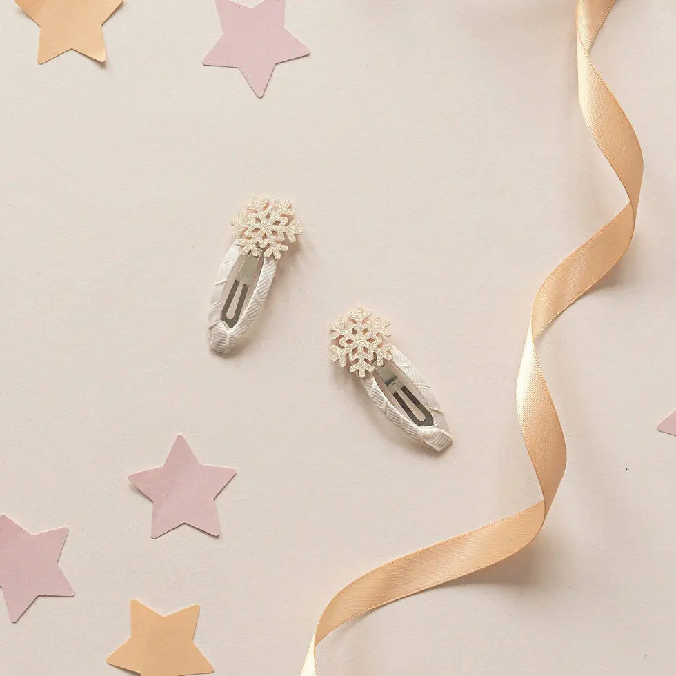 Shimmer Snowflake Clips Rockahula