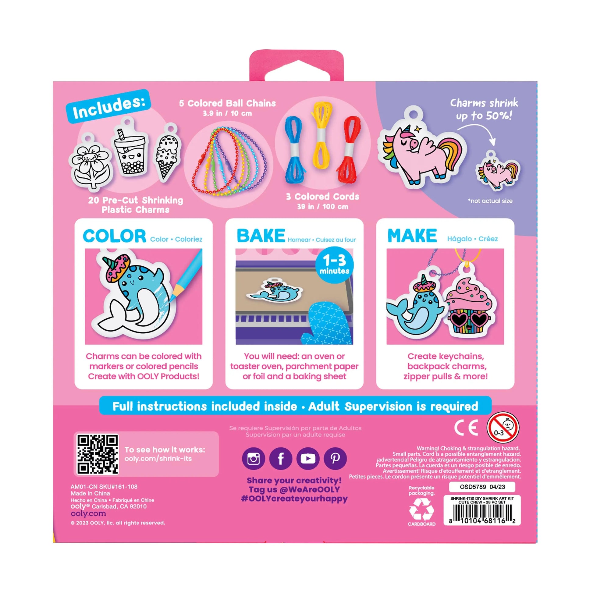 Shrink-Its! D.I.Y. Shrink Art Kit – Cute Crew OOLY