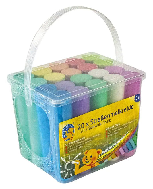 Sidewalk Chalk - 20 pcs Dam