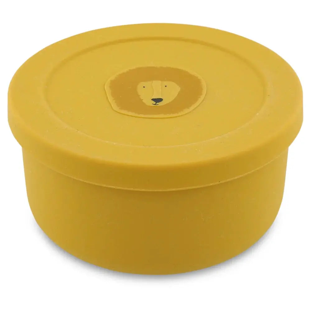 Silicone snack pot with lid - Mr. Lion Trixie