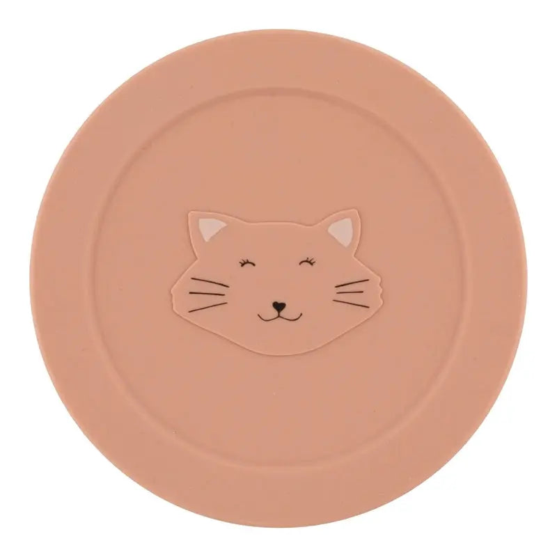 Silicone snack pot with lid - Mrs. Cat Trixie