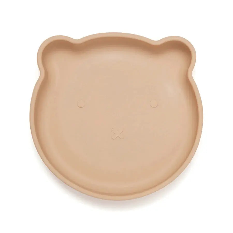 Silicone suction bear plate honey Petit Monkey