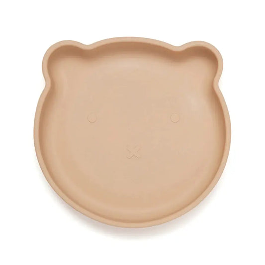 Silicone suction bear plate honey Petit Monkey