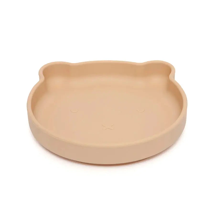 Silicone suction bear plate honey Petit Monkey