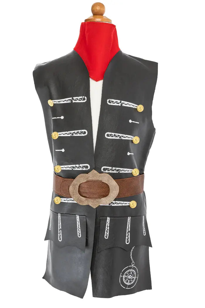 Skully Pirate Vest, Belt & Scarf Great Pretenders