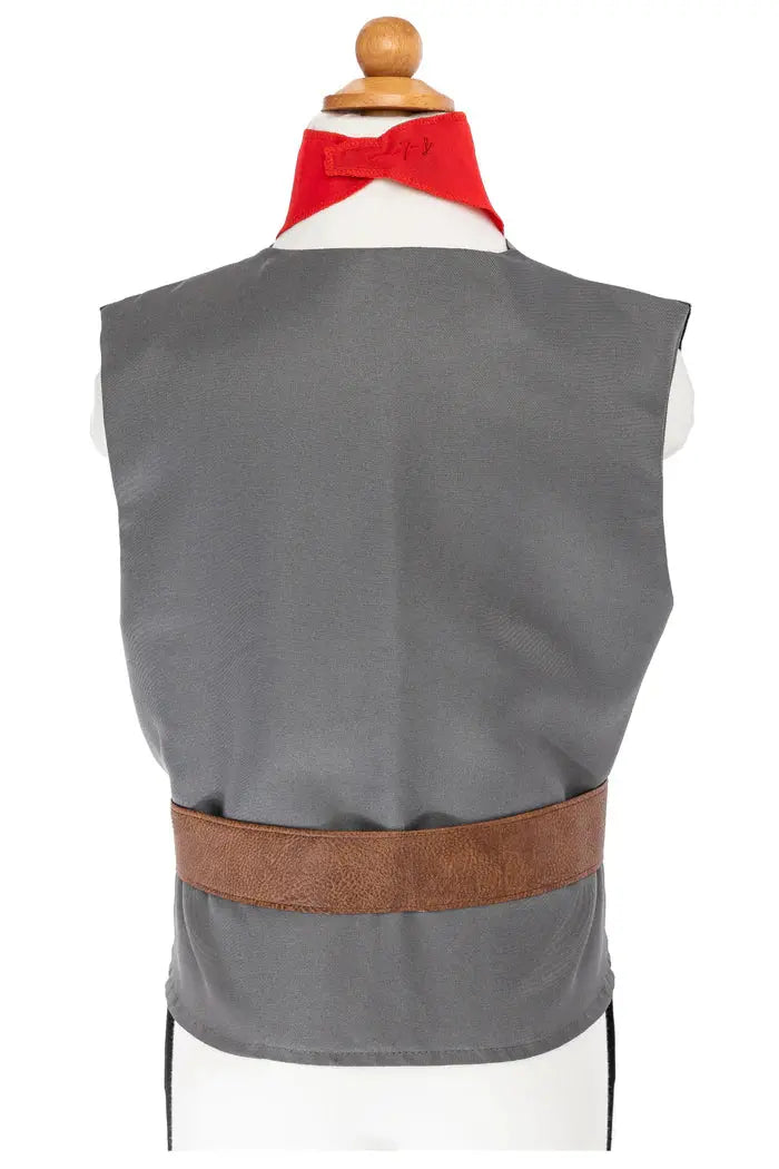 Skully Pirate Vest, Belt & Scarf Great Pretenders