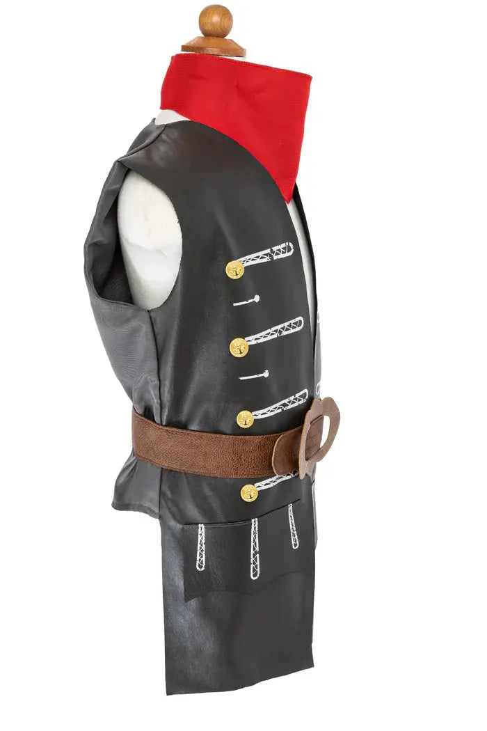 Skully Pirate Vest, Belt & Scarf Great Pretenders