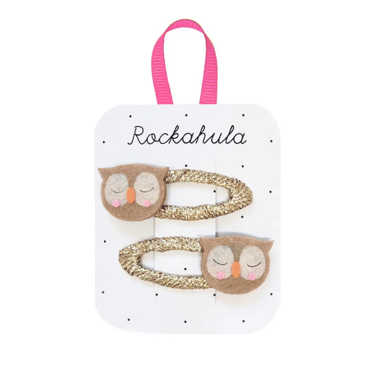 Sleepy Owl Clips Rockahula