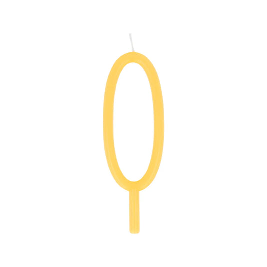 Slim number 0 candle Meri Meri
