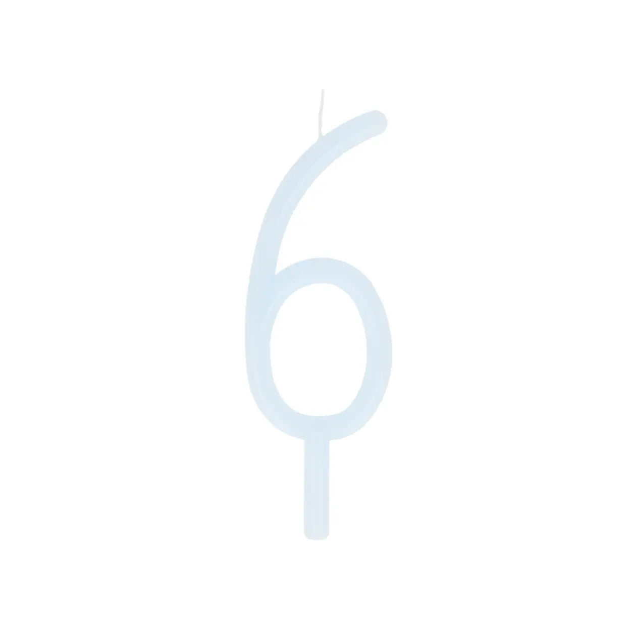 Slim number 6 candle Meri Meri