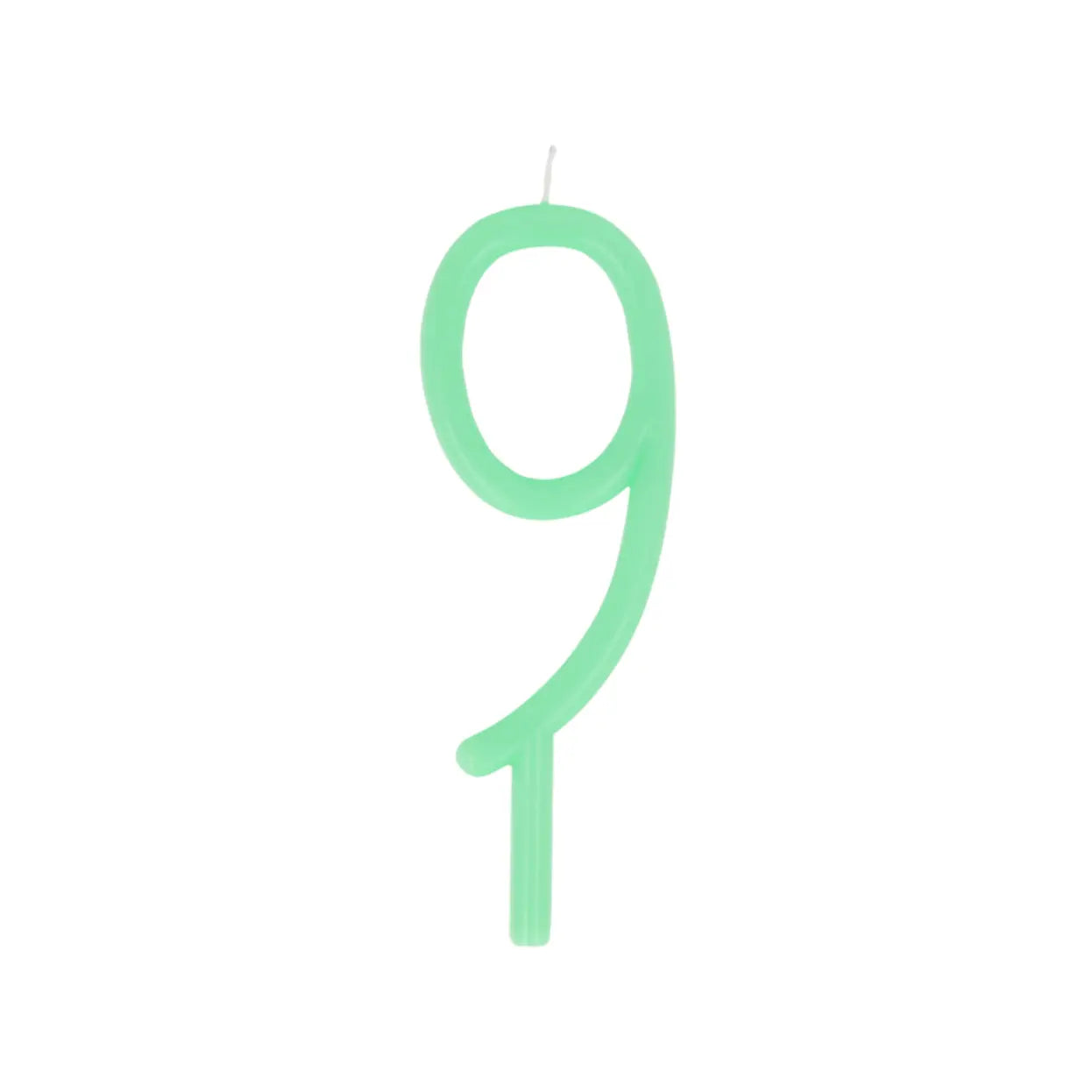 Slim number 9 candle Meri Meri