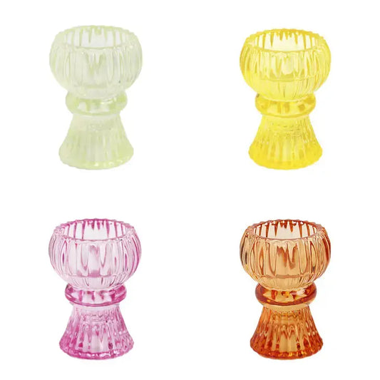 Small Glass Candle Holders - Summer Starter Talking Tables