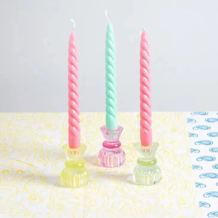Small Glass Candle Holders - Summer Starter Talking Tables