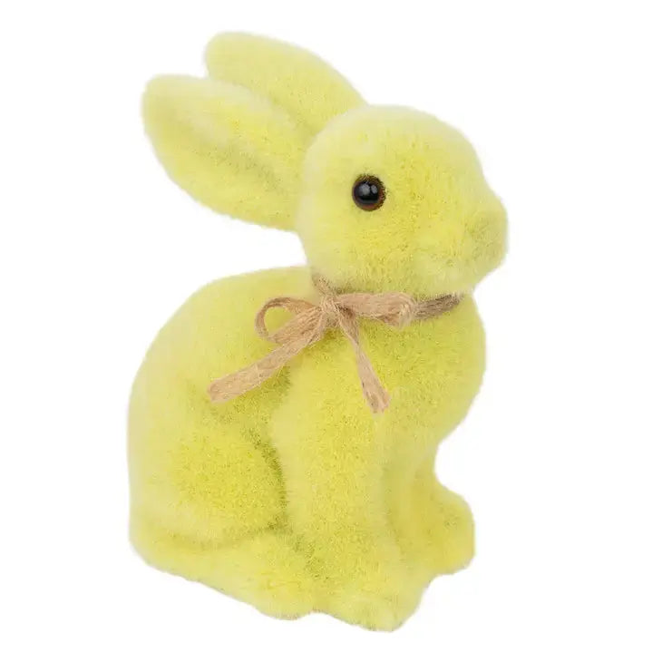 Small Yellow Easter Bunny Table Decoration - 15cm Talking Tables