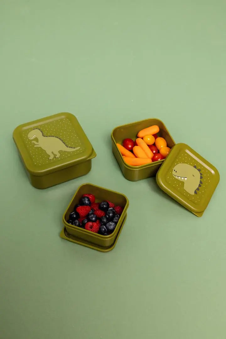 Snack box nesting - 3pcs - Mr. Dino Trixie