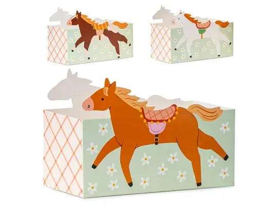 Snack boxes Horses Partydeco