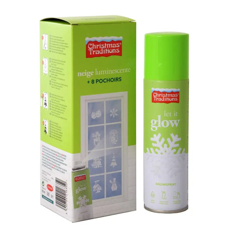 Snow Glow + 8 stencils Goodmark