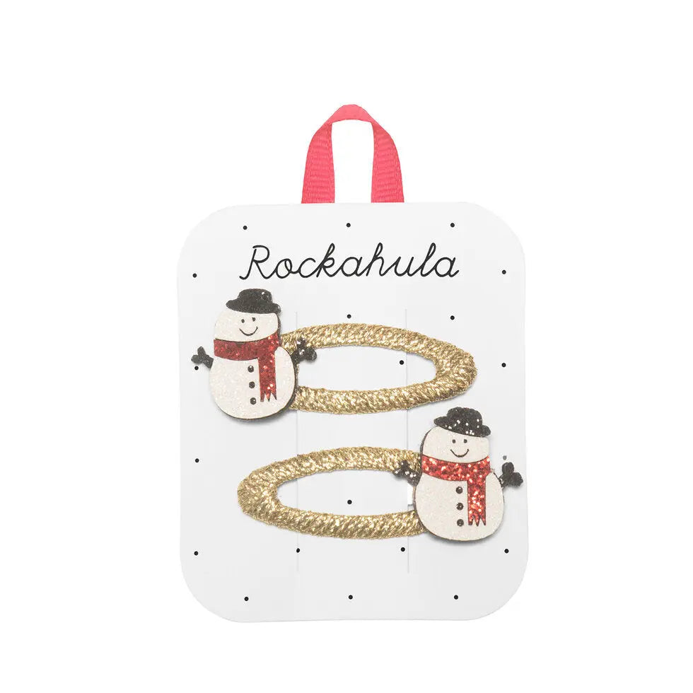 Snowman Glitter Clips Rockahula