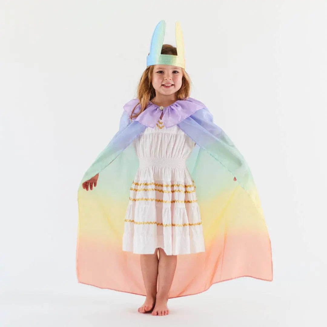 Soft Rainbow Cape Sarah’s Silks