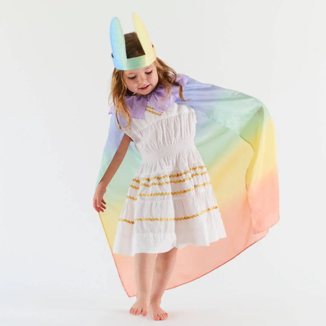 Soft Rainbow Cape Sarah’s Silks