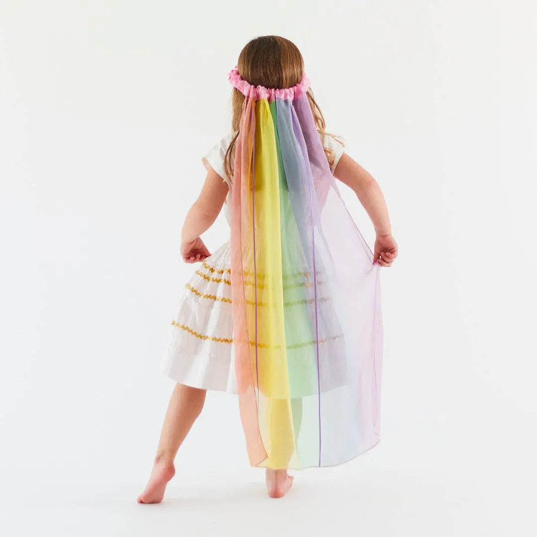 Soft Rainbow Veil Sarah’s Silks