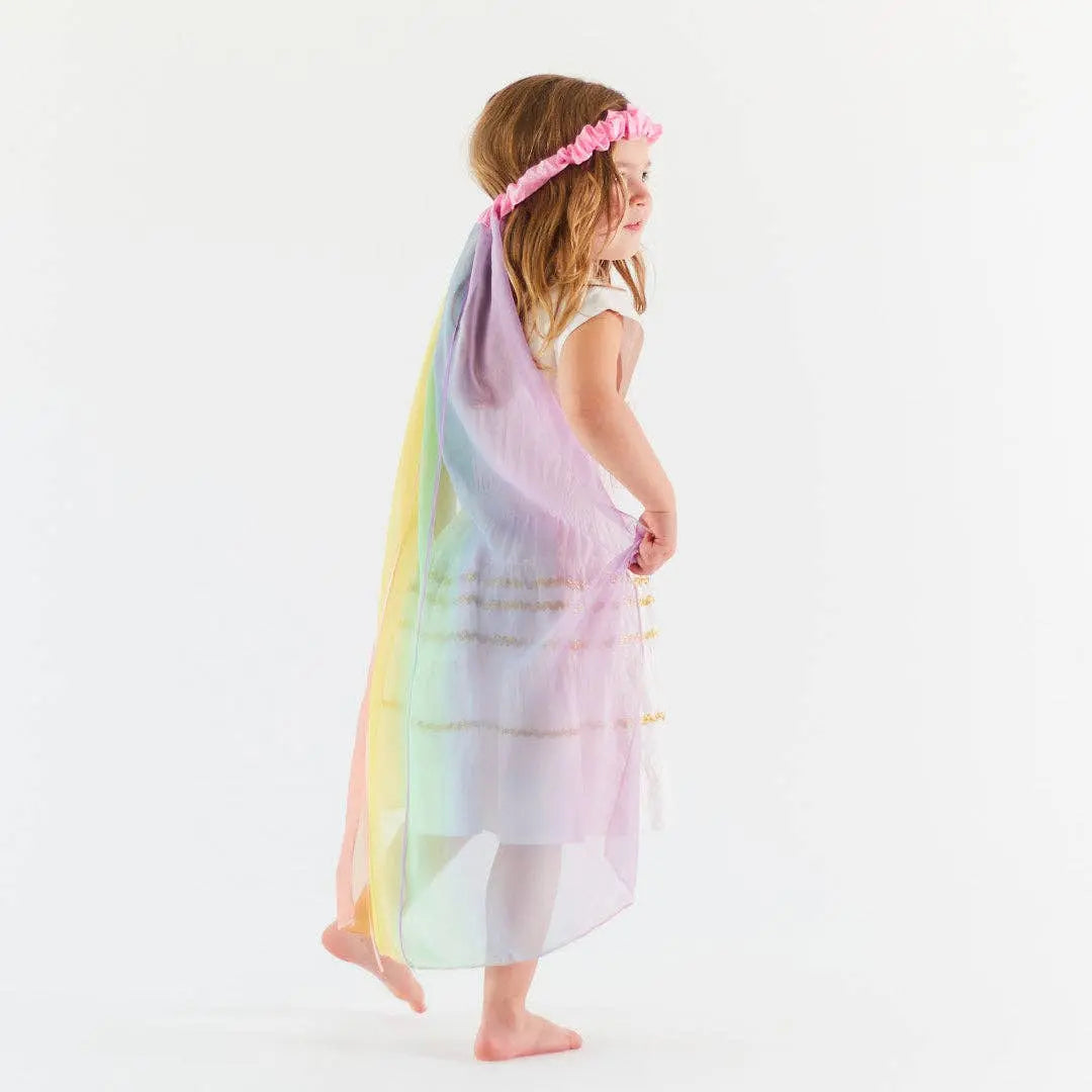 Soft Rainbow Veil Sarah’s Silks