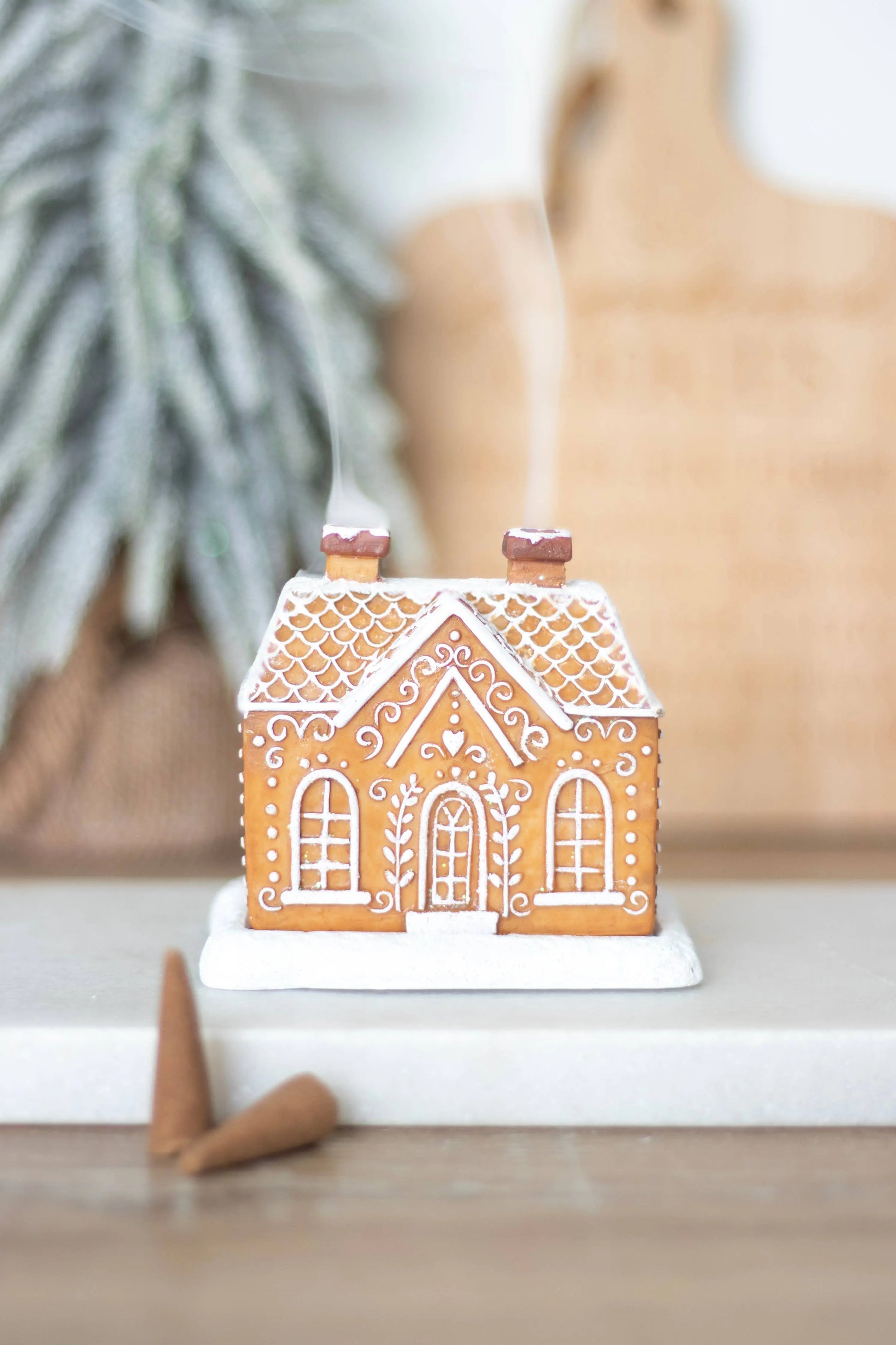 Something Different Wholesale - Christmas Gingerbread House Incense Cone Burner Something Different Wholesale