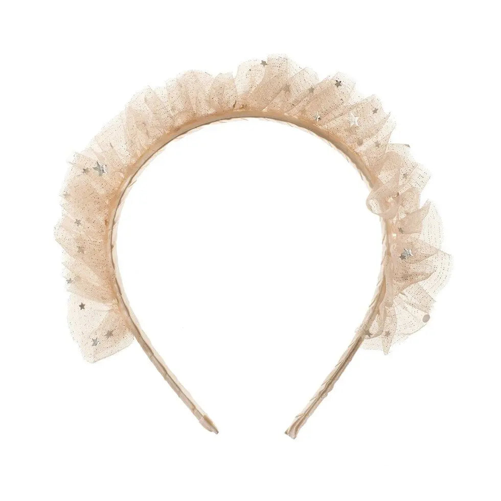 Sparkle Tulle Ruffle Headband Rockahula