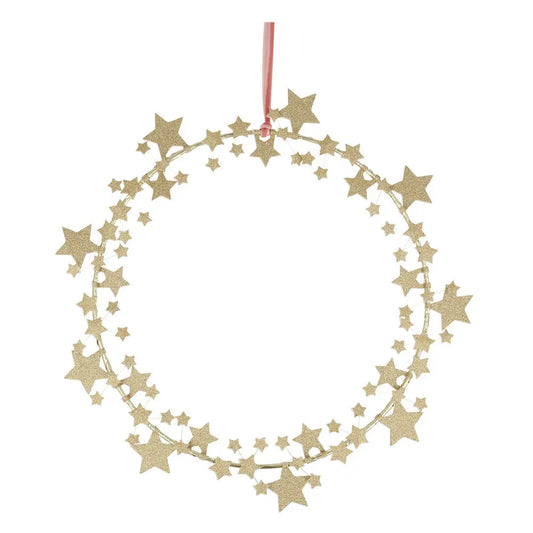Sparkly star wreath Meri Meri