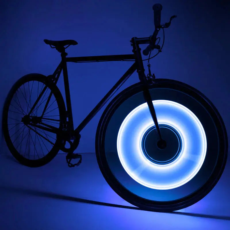 Spinbrightz Blue Led Bicycle Spoke Light Tubes Brightz