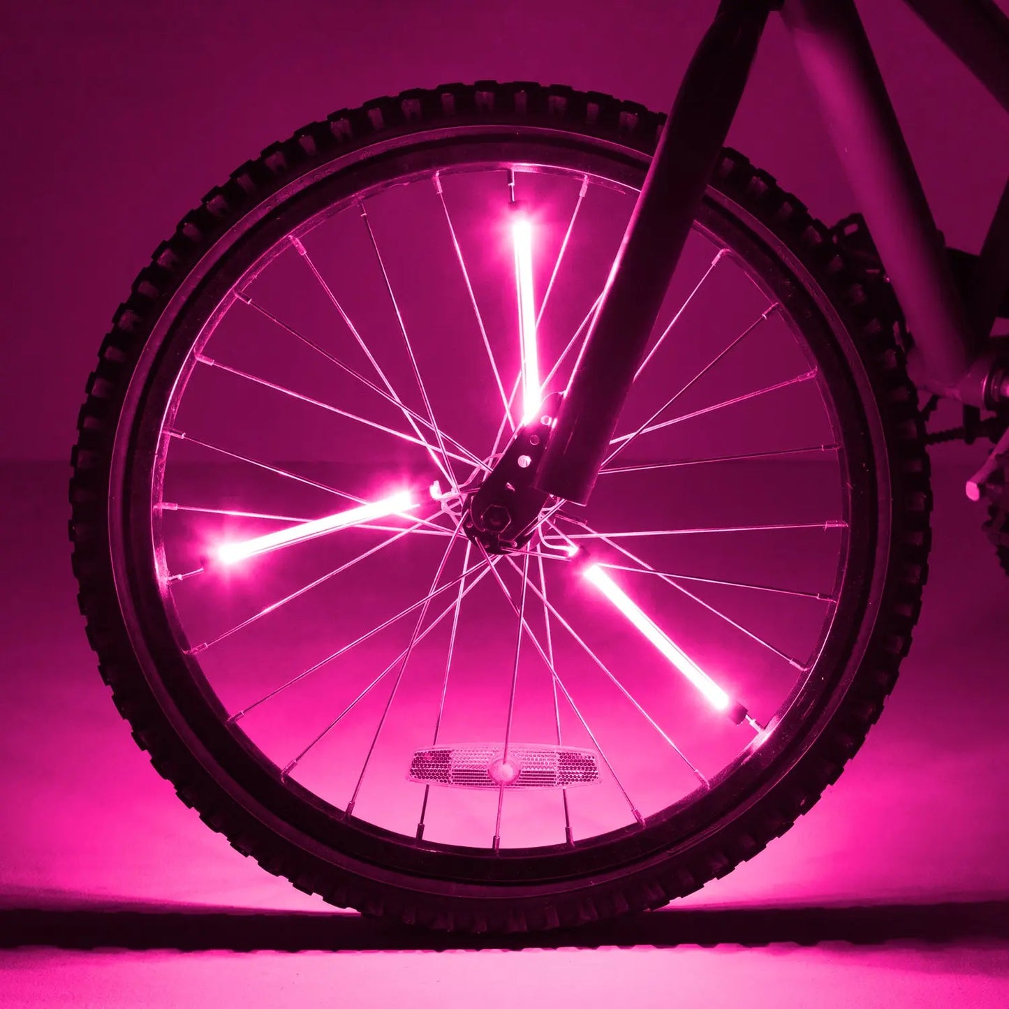 Spinbrightz Pink Led Bicycle Spoke Light Tubes Brightz