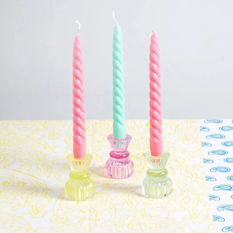 Spiral Dinner Candles Starter Set - pack of 4 candles Talking Tables