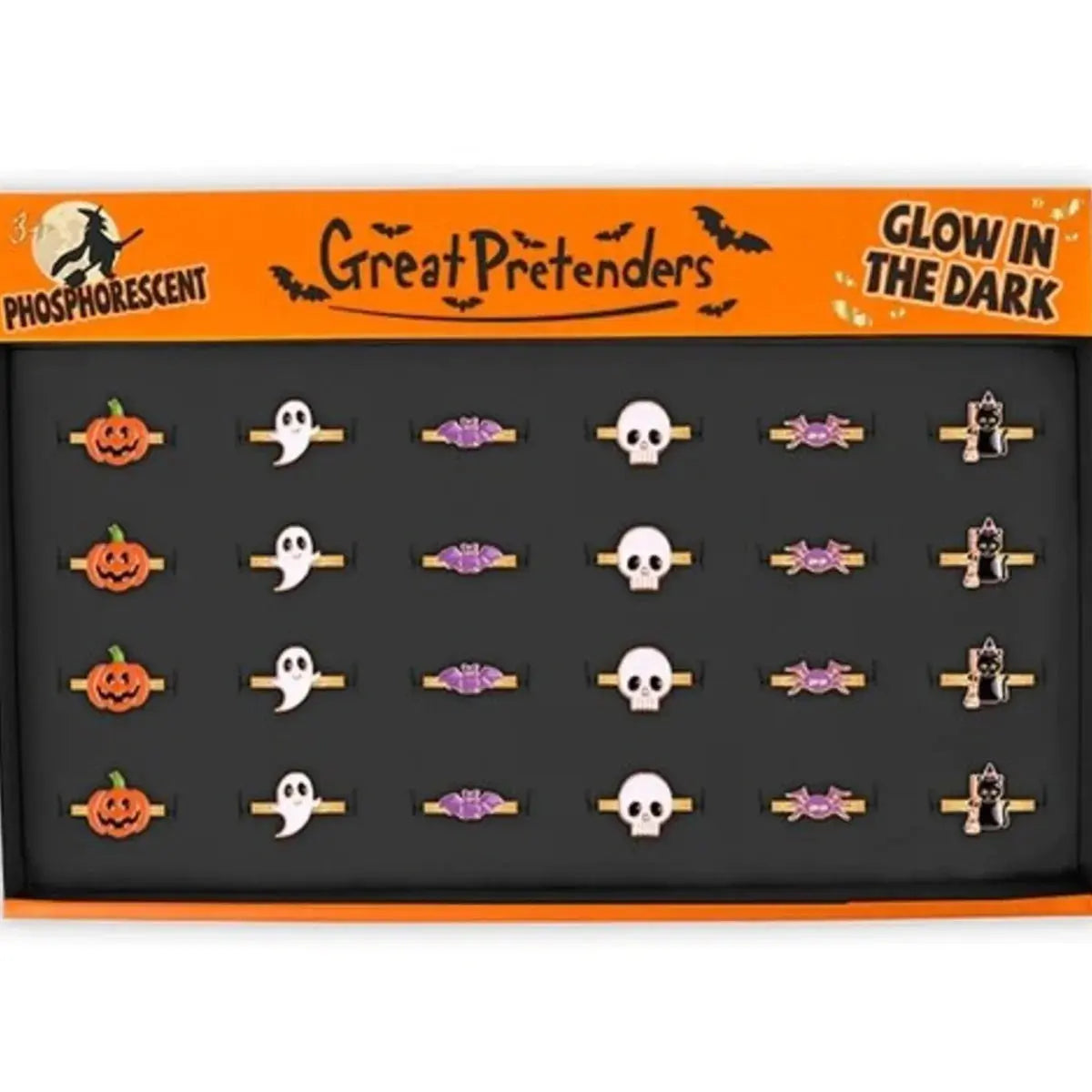 Spooky Wooky Halloween Rings Assorted - price per ring Great Pretenders