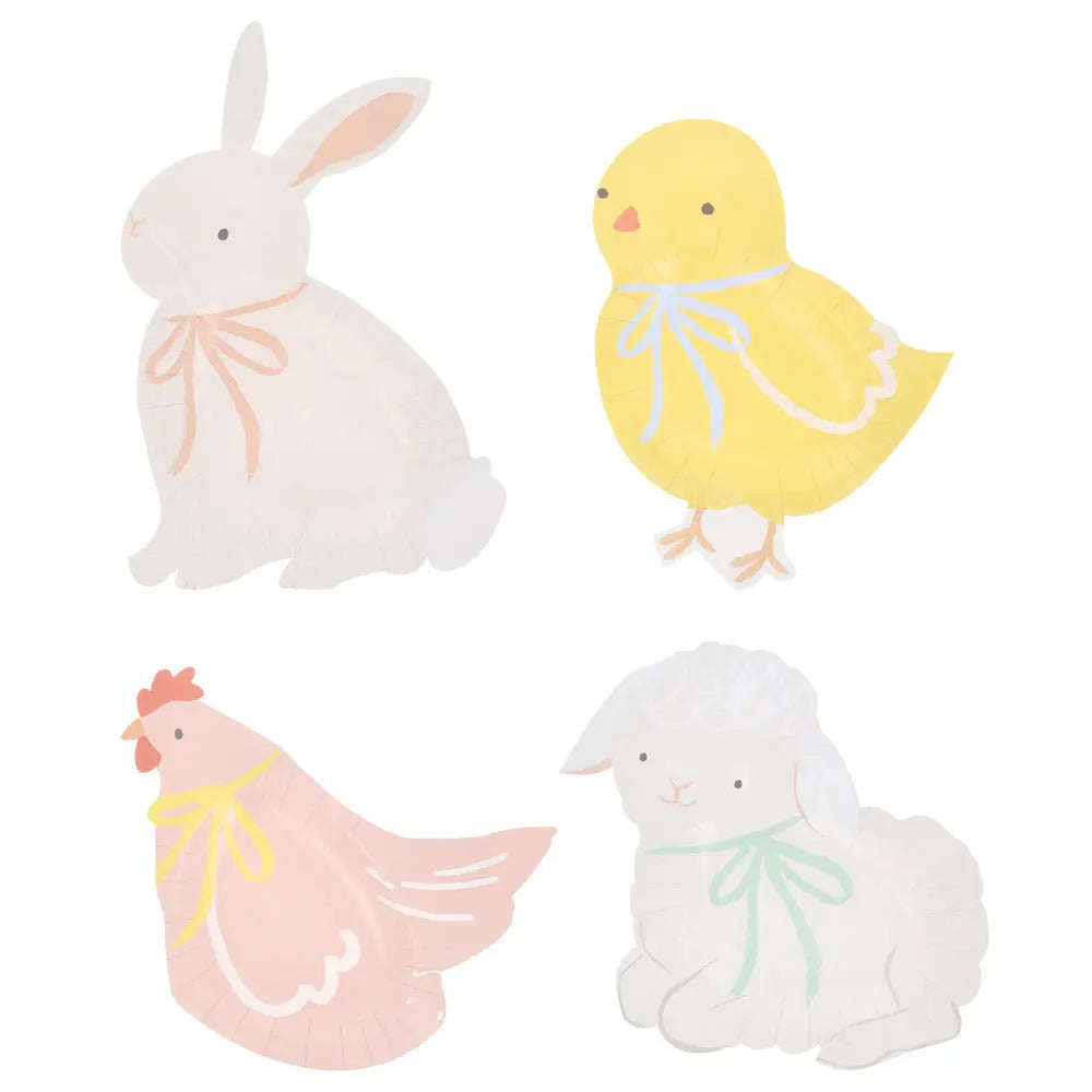 Spring animals plates Meri Meri