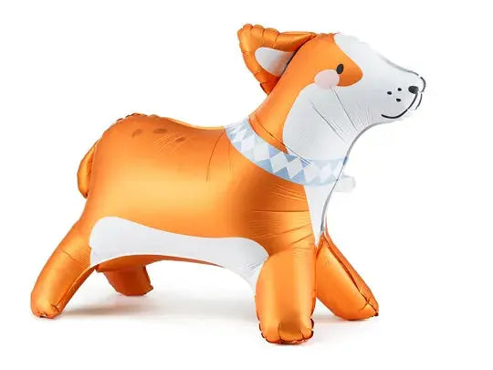 Standing Foil Balloon Corgi Partydeco