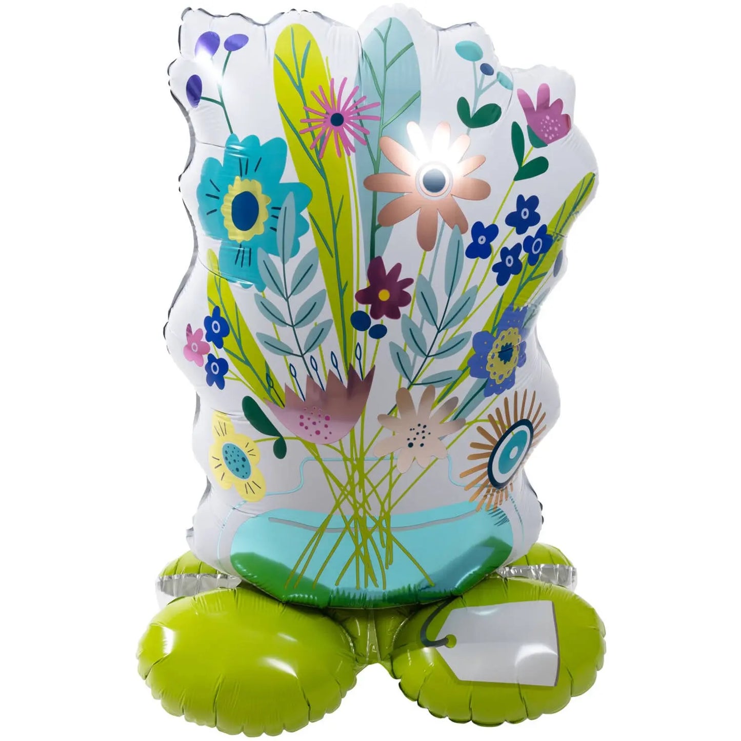 Standing Foil Balloon - Flowers - 53 x 77 cm Folat