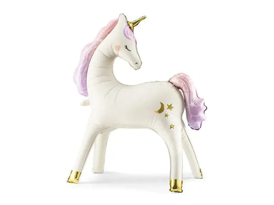 Standing Foil Balloon Unicorn Partydeco