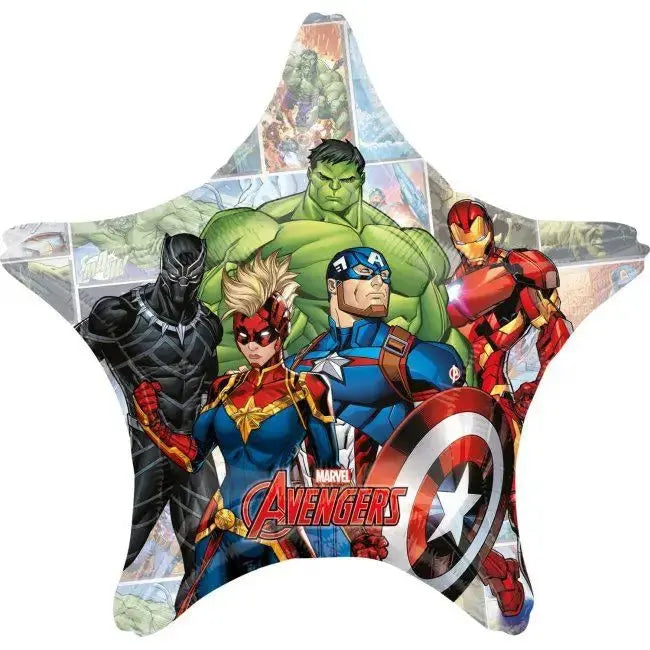 Star Shaped Jumbo Avengers Balloon Anagram