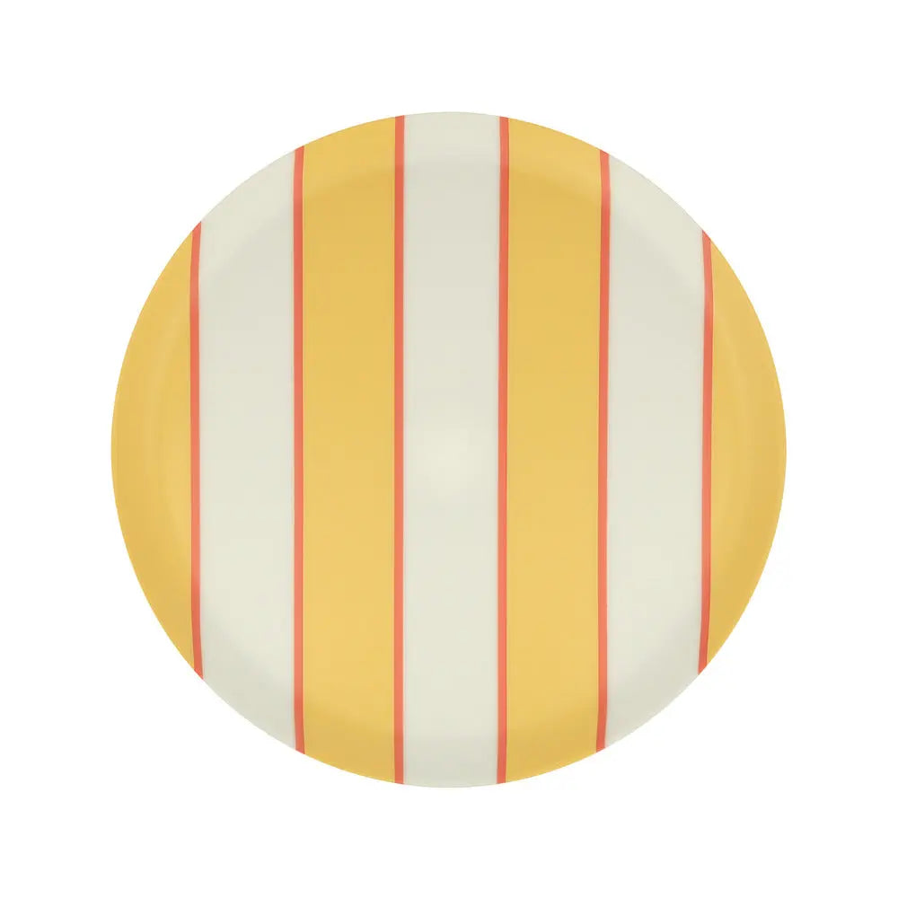 Star pattern recycled plastic plates Small (X 6) Meri Meri