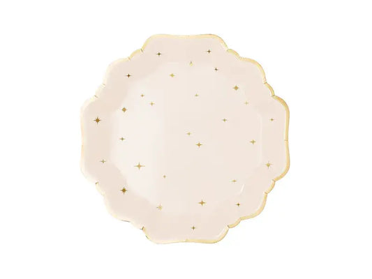 Star plates, mix, 21 cm Partydeco